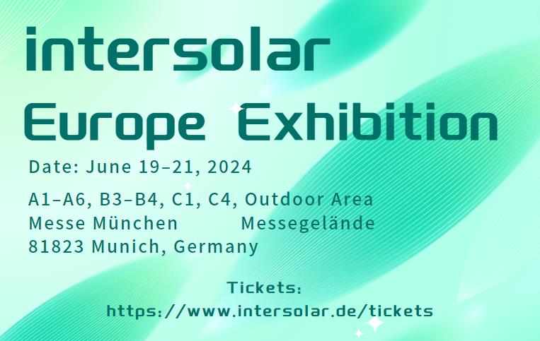 Intersolar Europe Exhibition in München, Duitsland wordt geopend